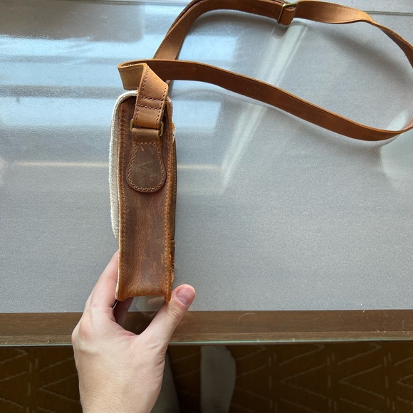 Dr. Martens Leather Cowhide Crossbody Bag - Picture 3 of 6